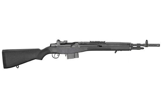 Springfield M1A Scout Squad 308 Rifle with a synthetic stock and 18 inch barrel